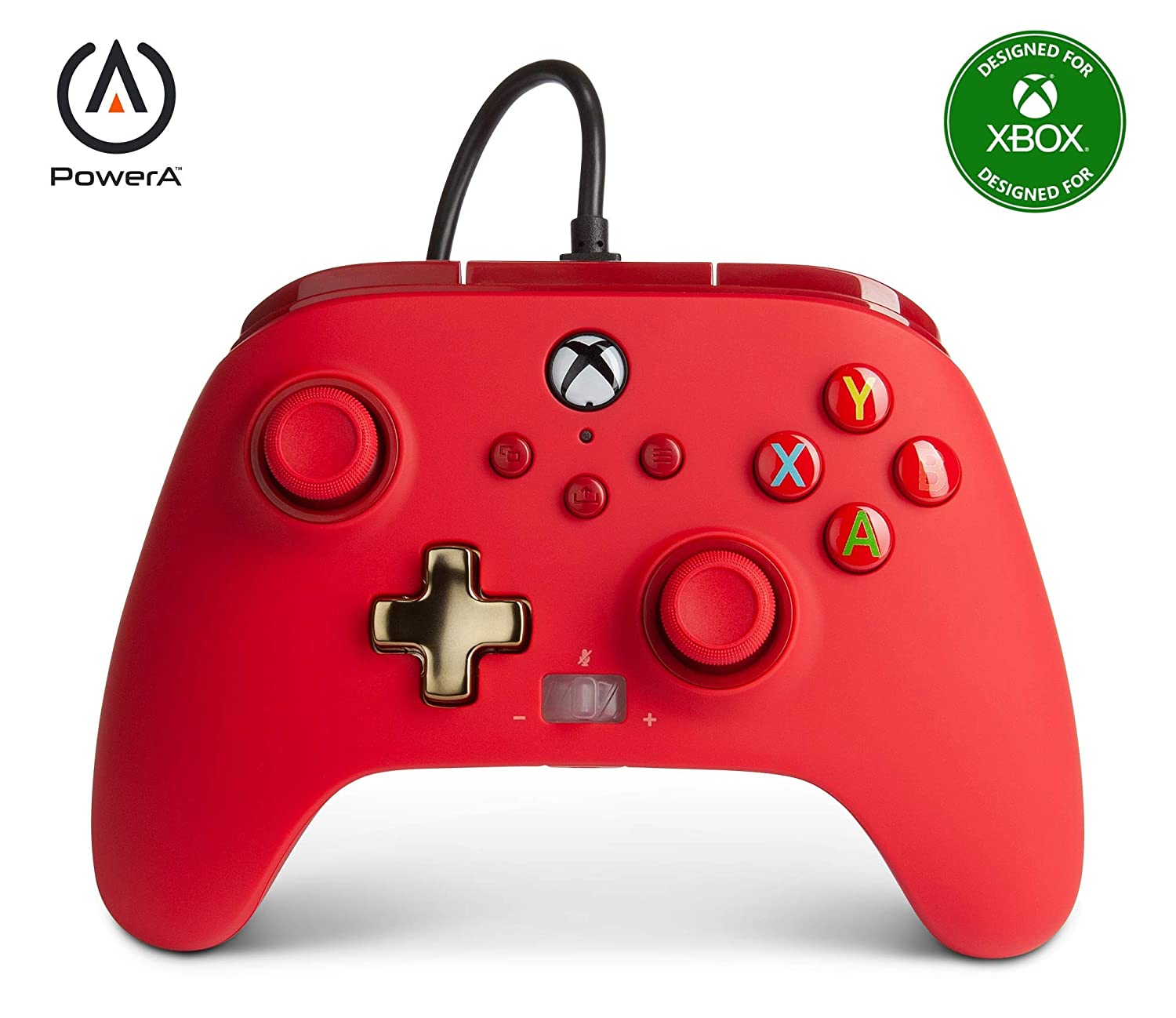 PDP Wired Controller Electric Carbon (Xbox Series X)
