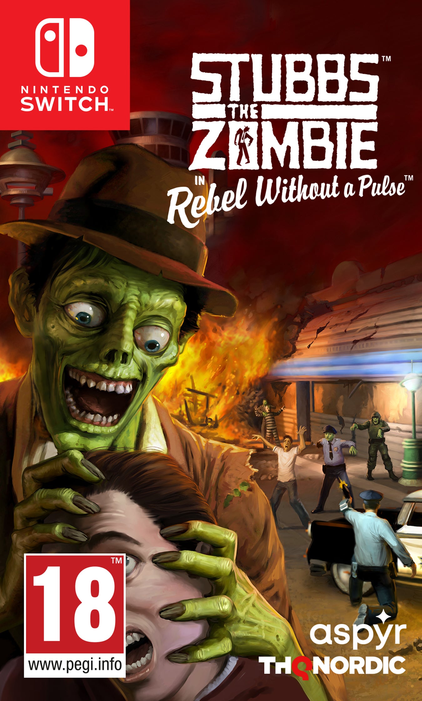 Stubbs The Zombie in Rebel Without A Pulse (Switch)