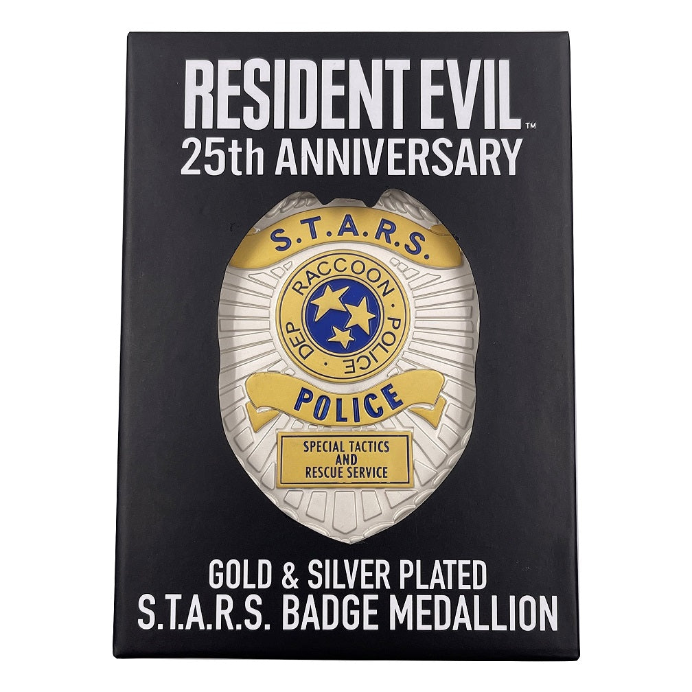 Fanattik Resident Evil Gold & Silver Plated S.T.A.R.S Badge