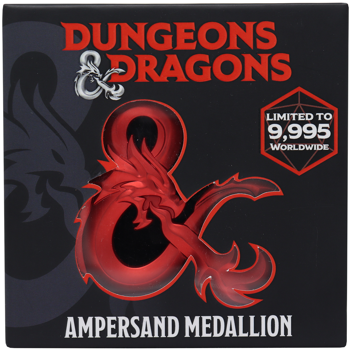 Medallion D&D Red Ampersand