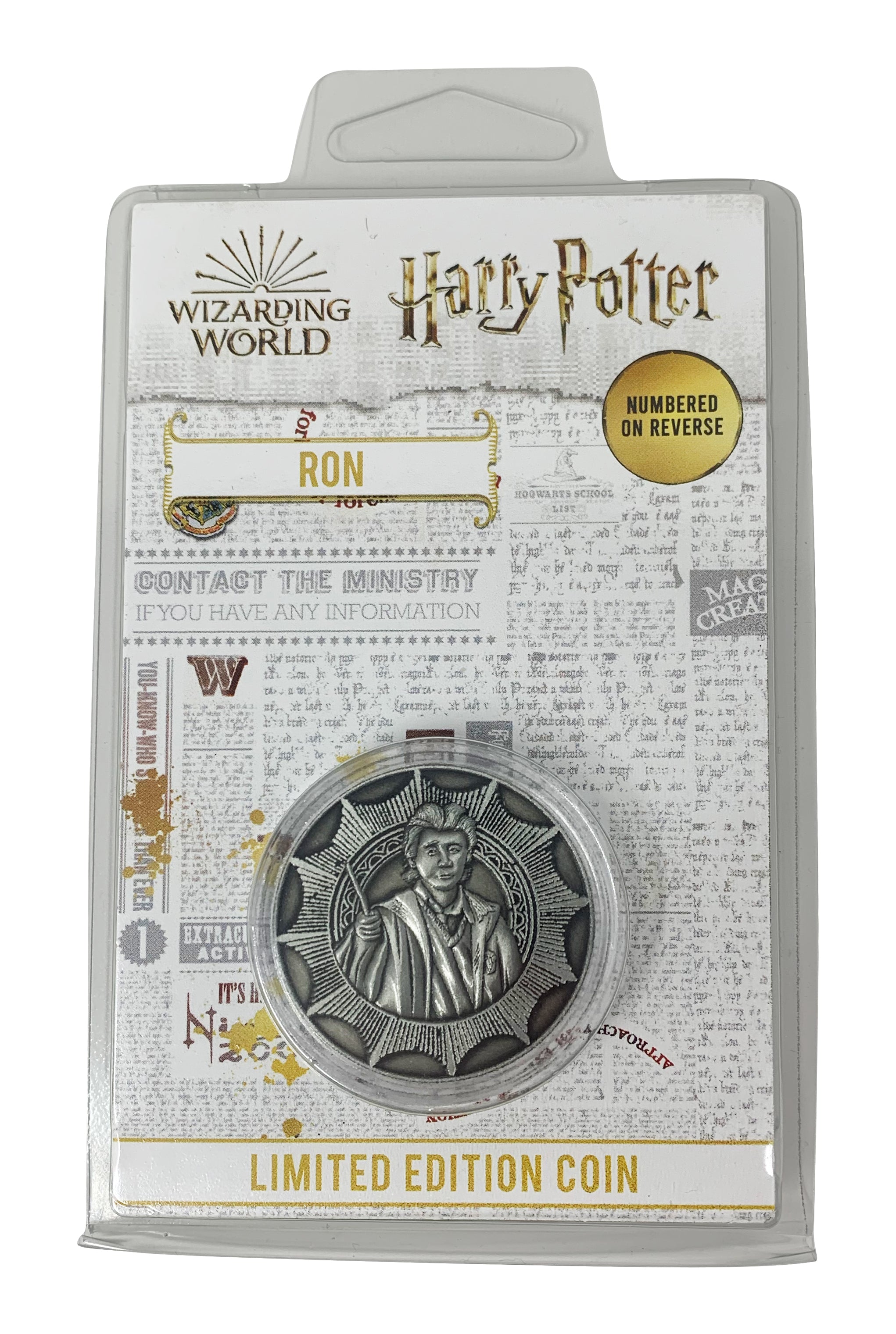 Harry Potter Limited Edition Coin - Ron