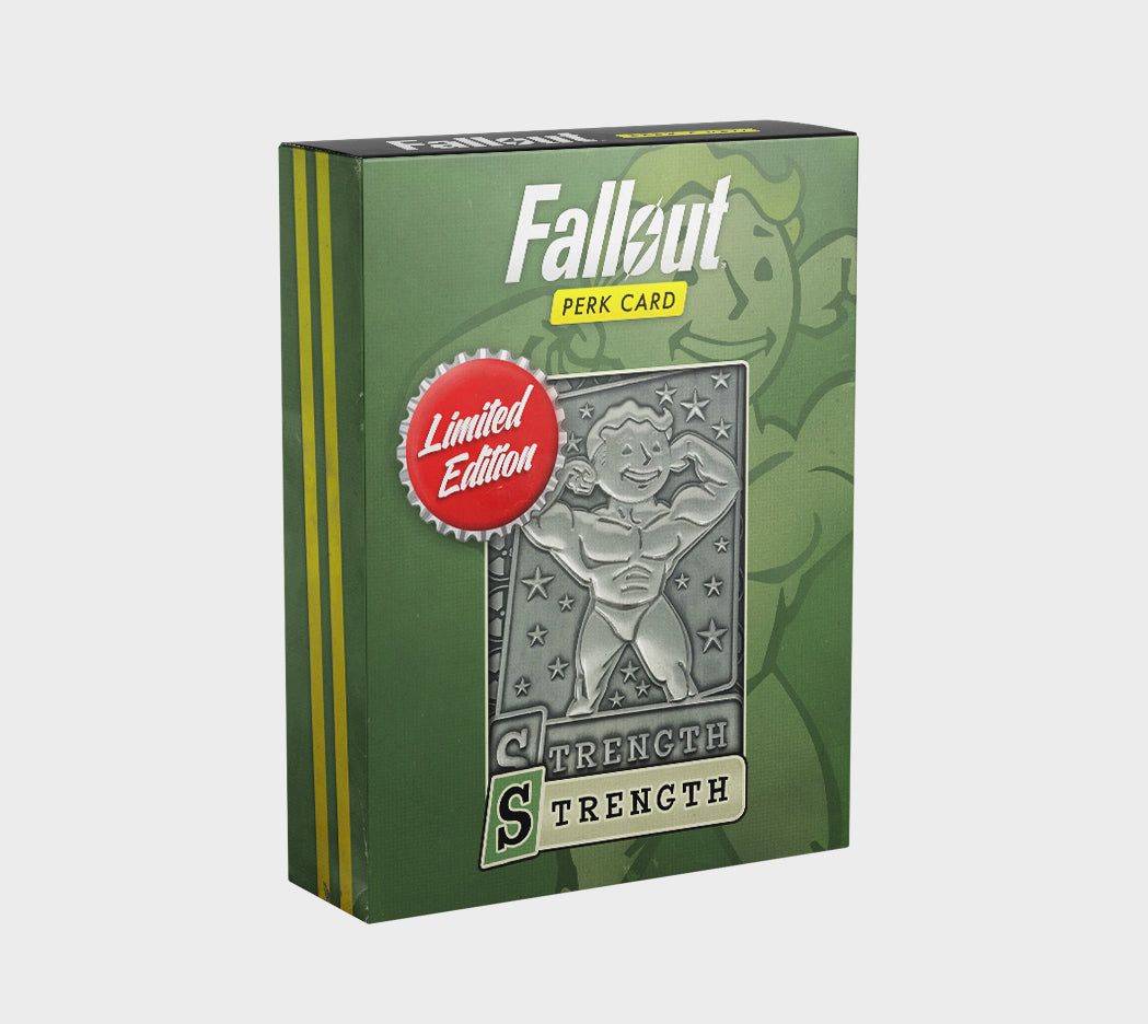 Fallout Strength Perk Card Limited Edition