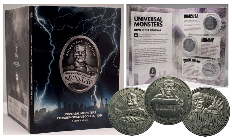 Coin Set Universal Monsters