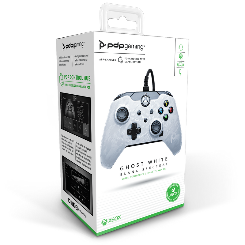 WIRED CONTROLLER CAMO WHITE - Microsoft Xbox SX