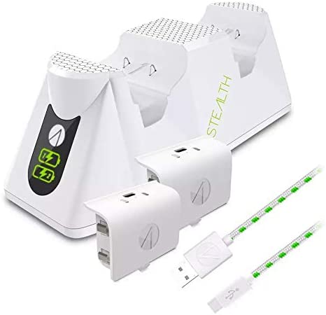 Stealth Xbox Series X/S SX-C5X Twin Play & Charge Battery Packs (White)