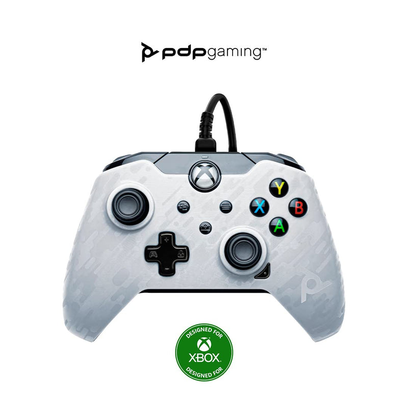 WIRED CONTROLLER CAMO WHITE - Microsoft Xbox SX