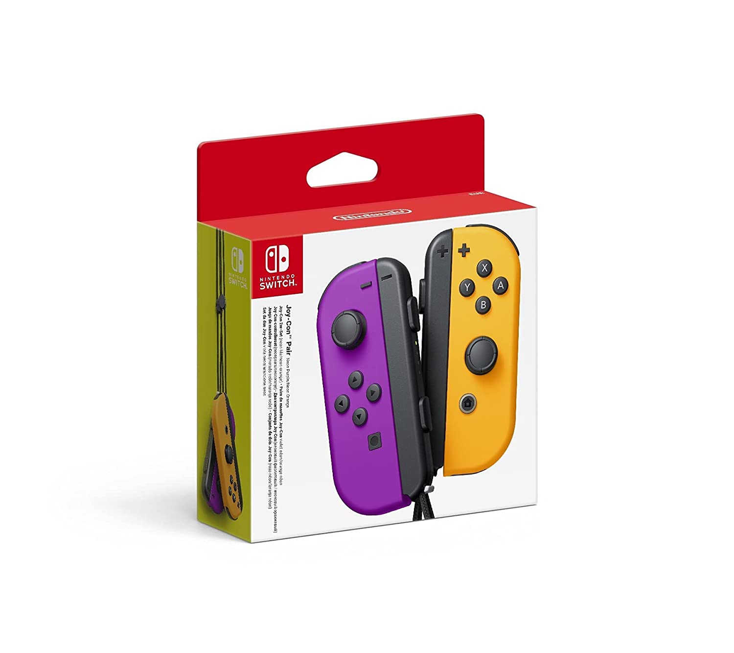 Nintendo Joy-con Pair - Neon Purple/Orange Switch
