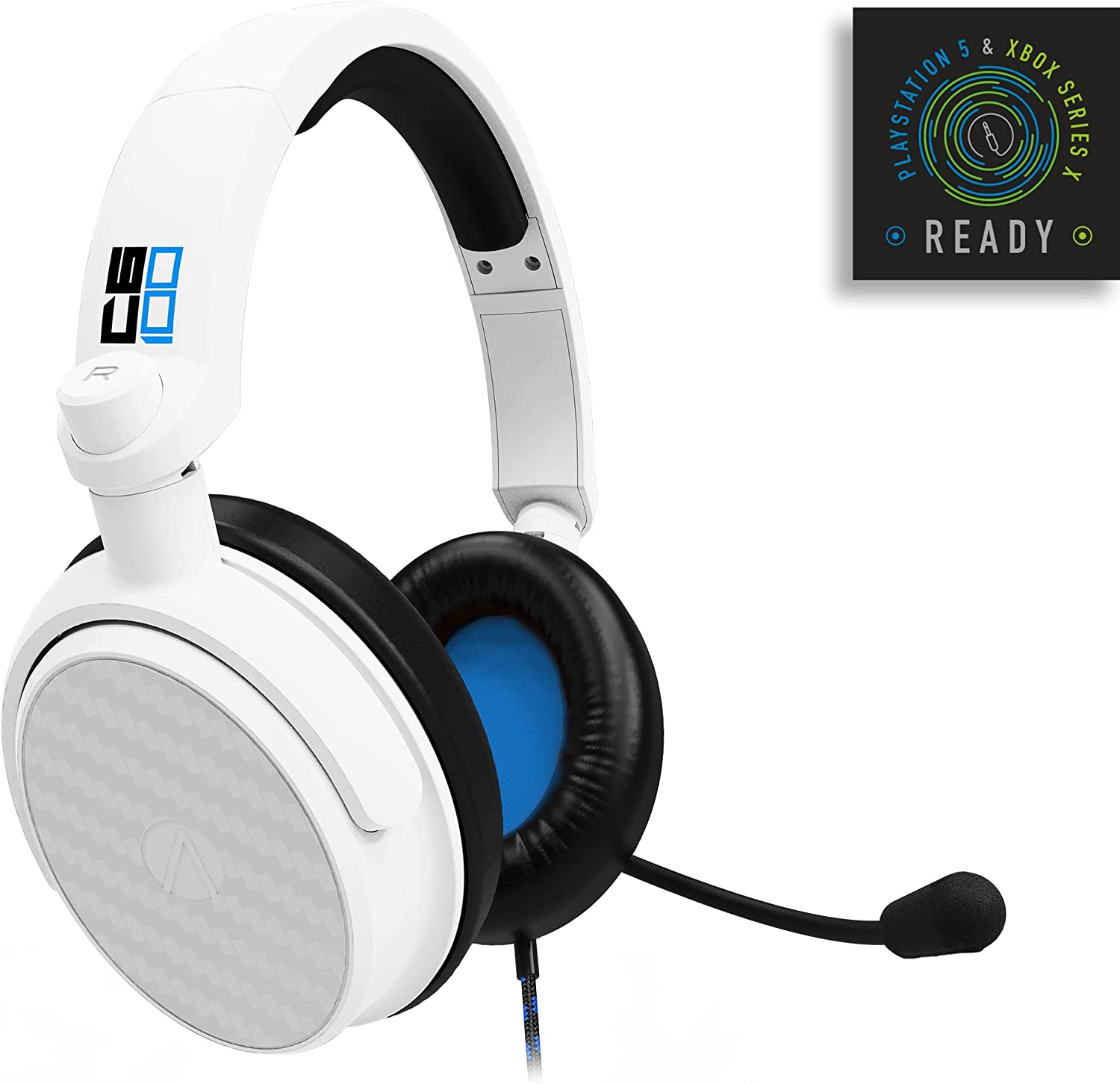 Stealth C6-100 Gaming Headset (White/Blue)