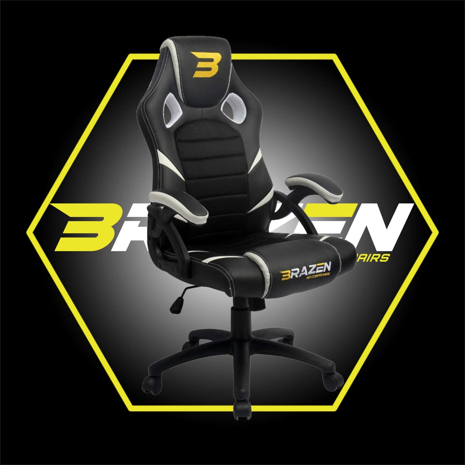 Brazen Puma PC Gaming Chair - White
