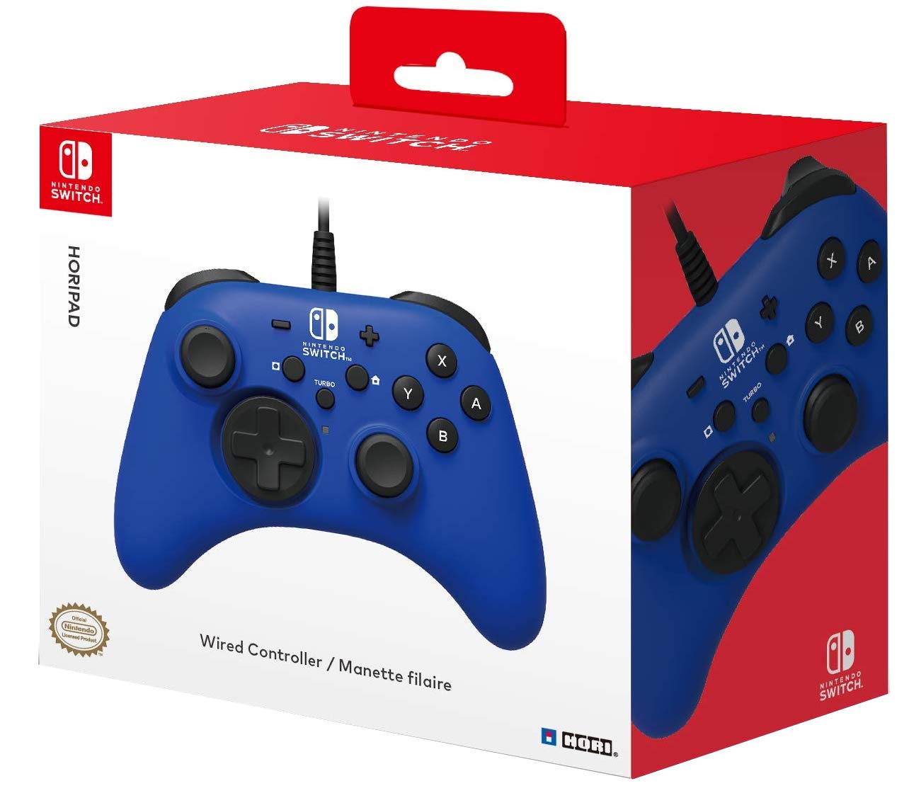 Wired Blue Switch Controller
