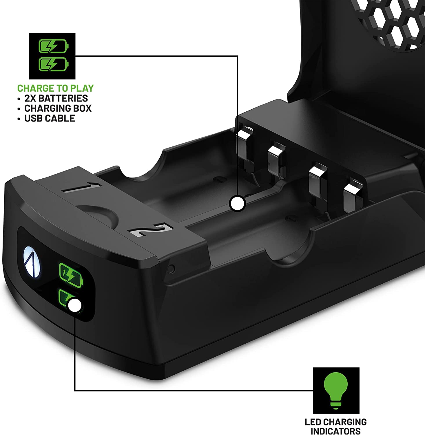 Stealth SX-C10 Twin Play & Charge Battery Pack - White Xbox One