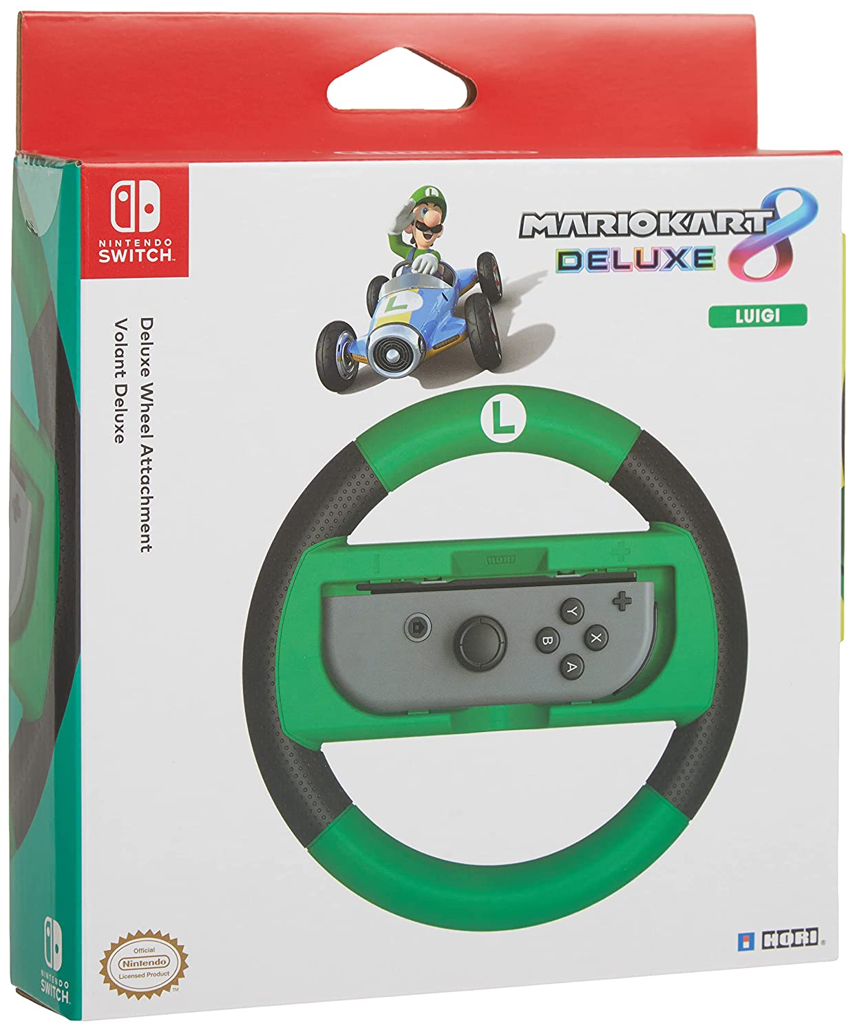 Mk8 Deluxe Racing Wheel Luigi