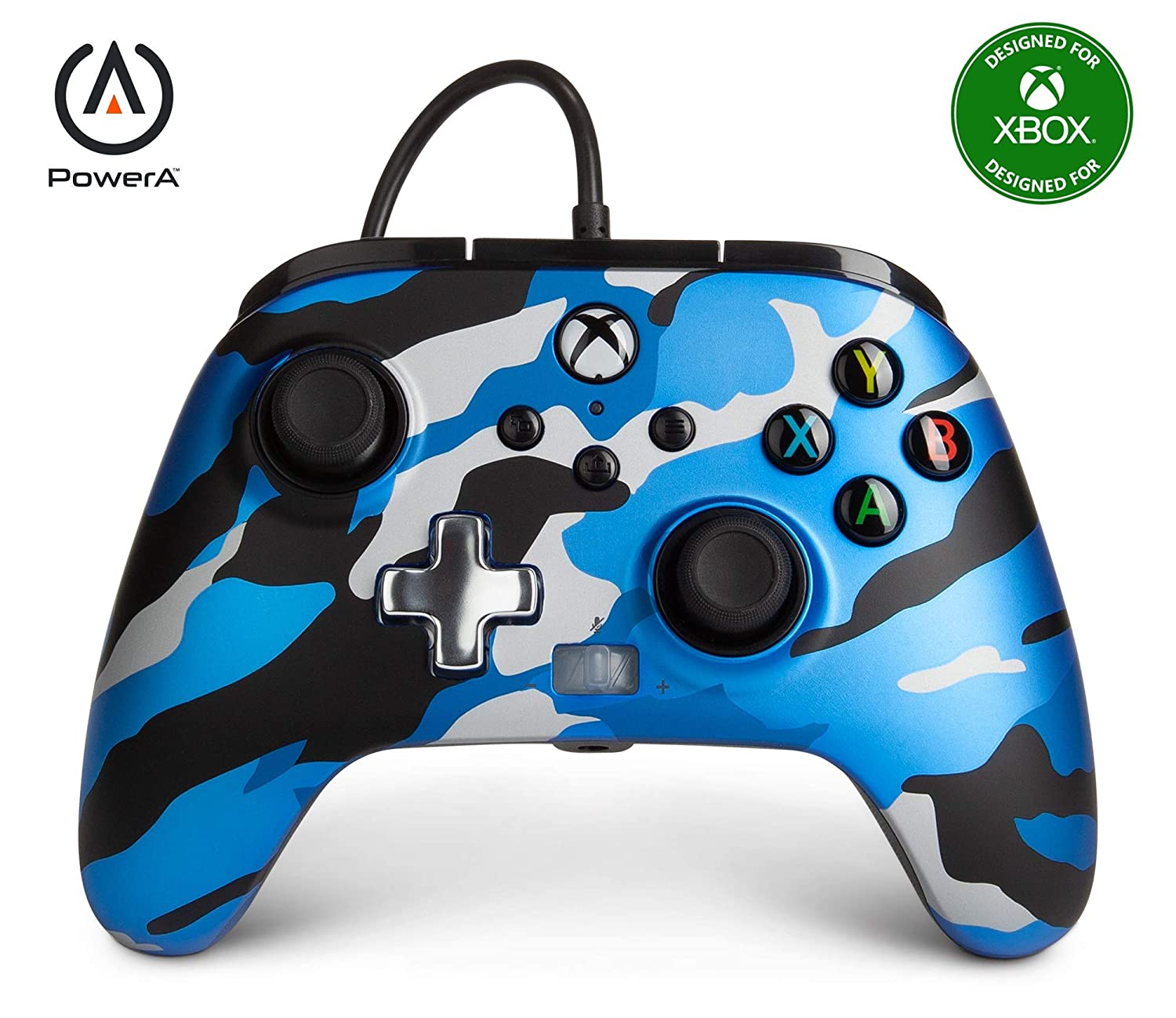 PDP Xbox Series X/S & Xbox One Wired Controller - Blue Camo