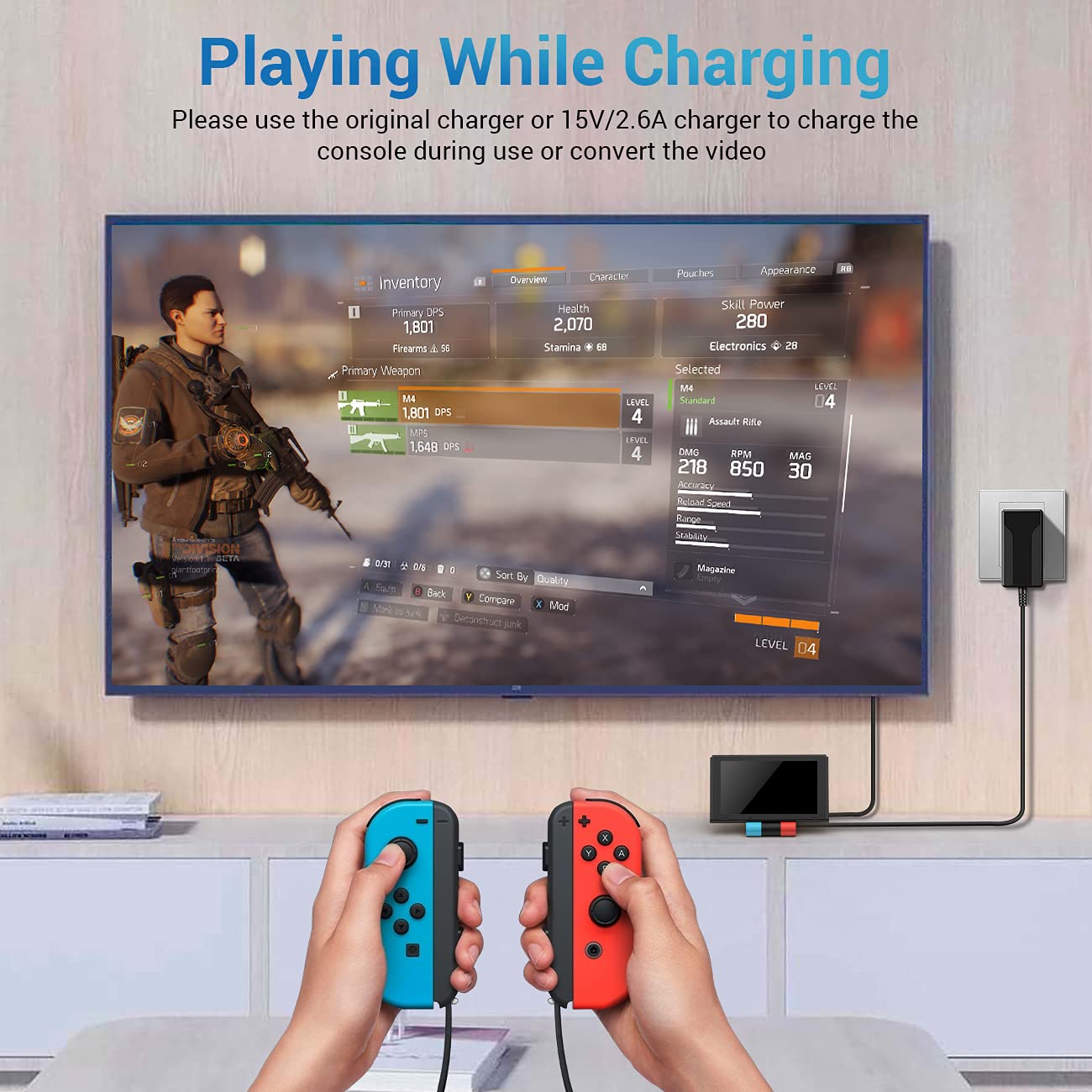 Stealth SW-C100 Charging Dock for Nintendo Switch