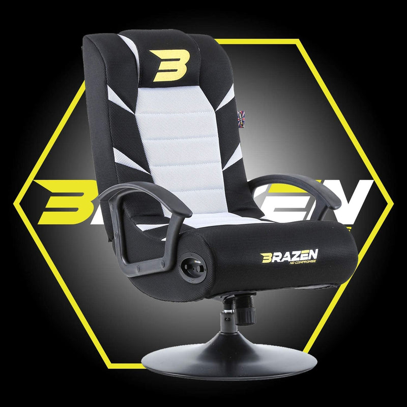 Brazen Pride 2.1 Bluetooth Surround Sound Gaming Chair - Grey