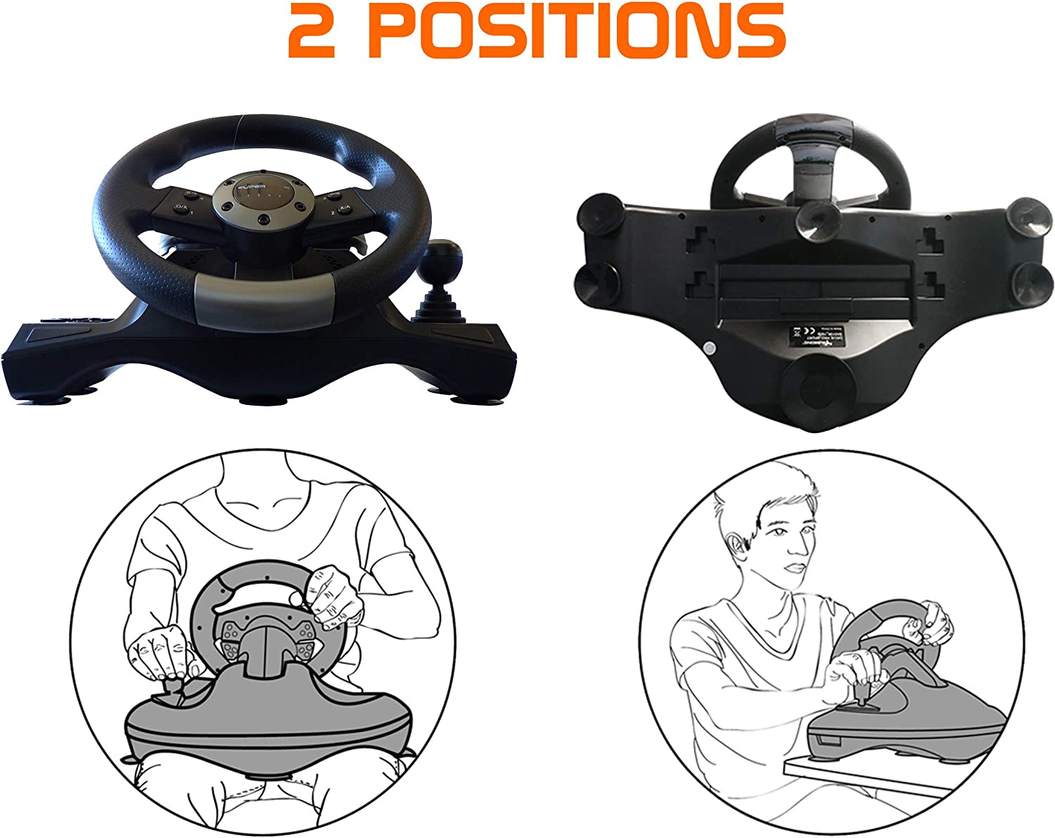 Subsonic SV700 Drive Pro Sport Racing Wheel & Pedals