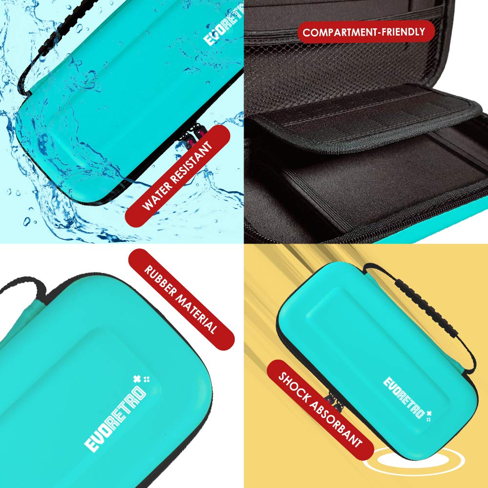 Stealth Travel Case for Nintendo Switch Lite (Turquoise)