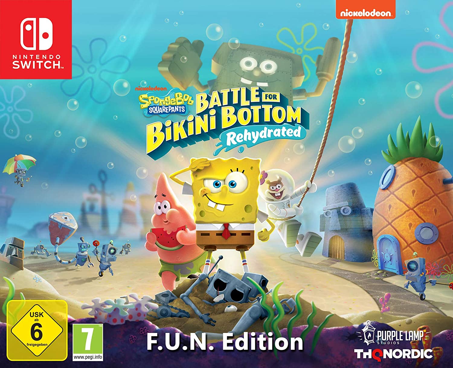 Spongebob Squarepants Battle for Bikini Bottom Rehydrated F.U.N Edition - Switch