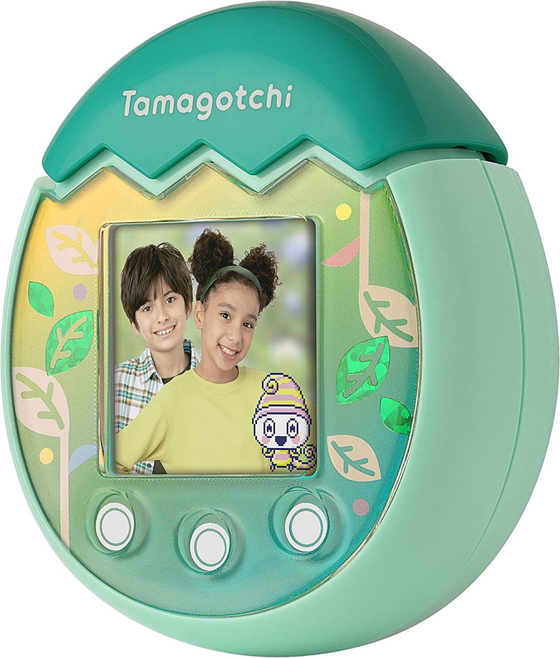 Bandai Original Tamagotchi Pix Electronic Virtual Pet Machine Color Screen Interactive E-pet Game