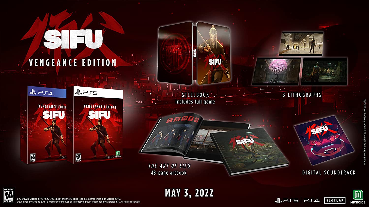 SIFU: Vengeance Edition PS5. Video Games. 3701529500619.