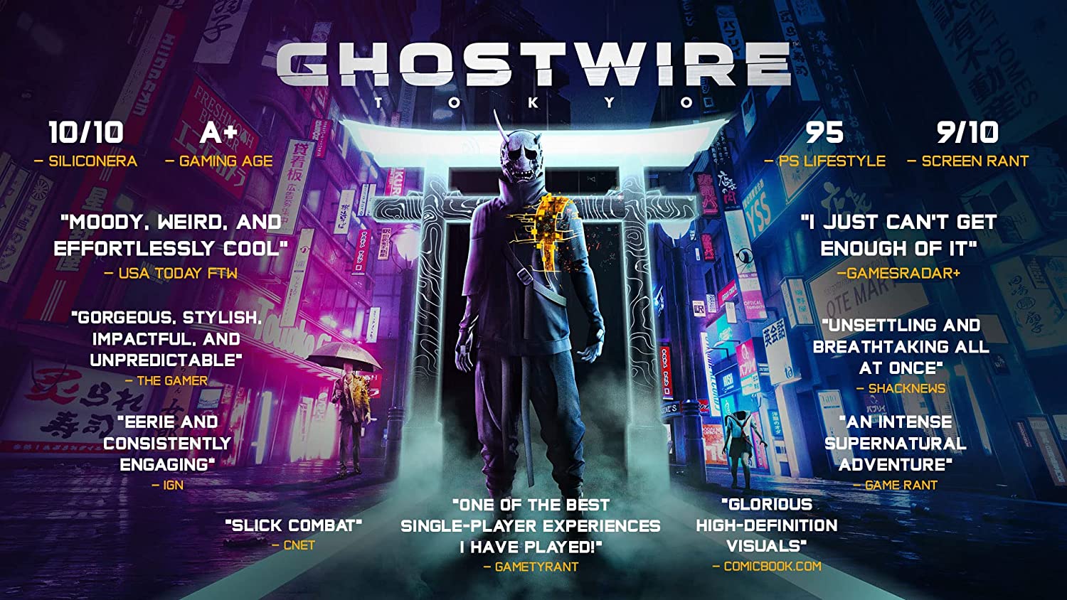 PlayStation 5 Ghostwire Tokyo Game New