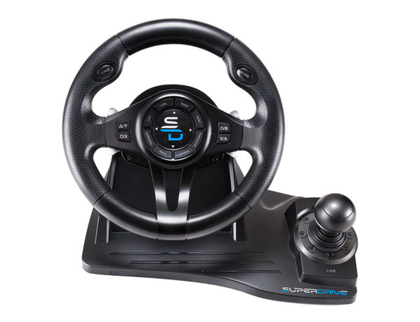 Superdrive - GS550 Racing Steering Wheel with Pedals