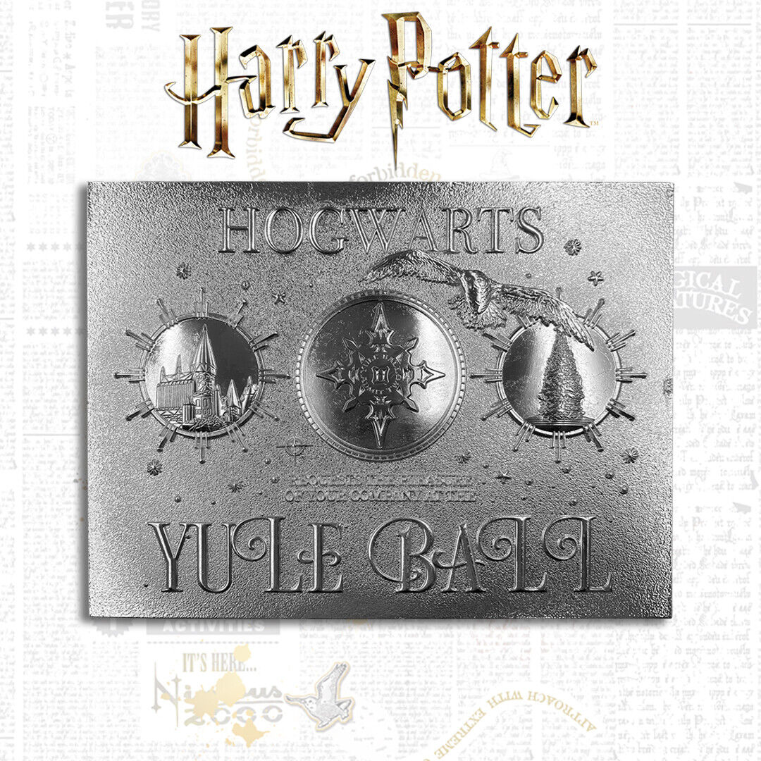 Harry Potter Silver Plated Yule Ball Ticket
